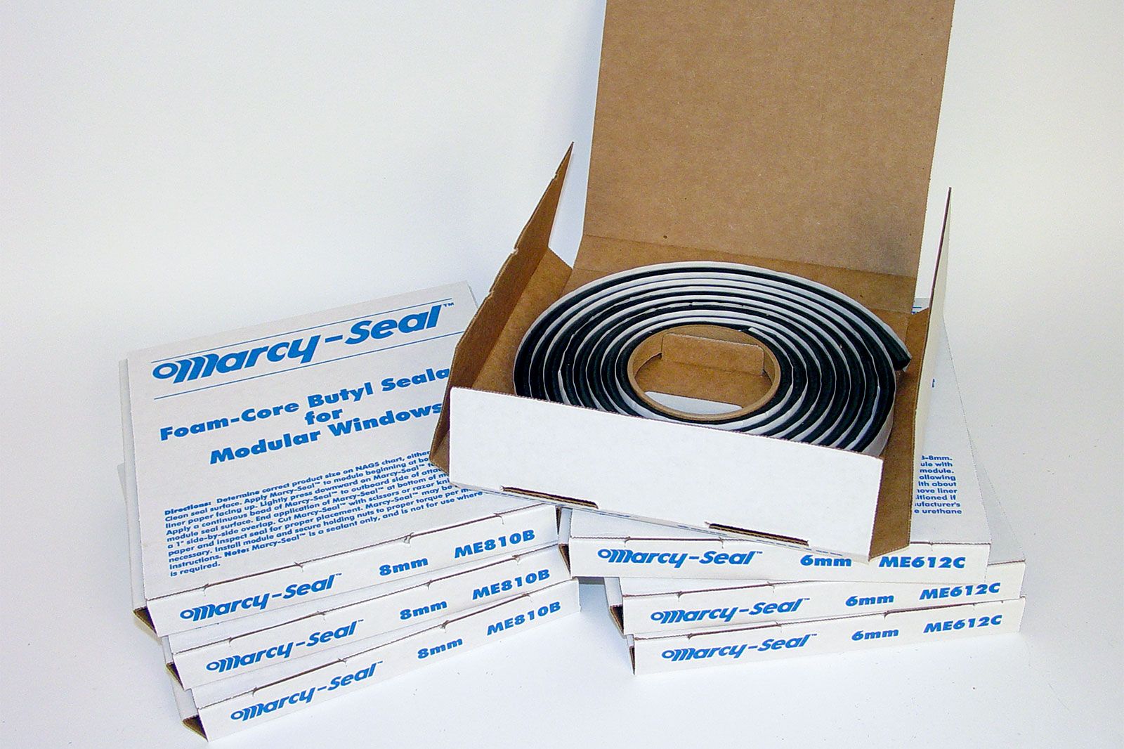 Marcy butyl tape packaging