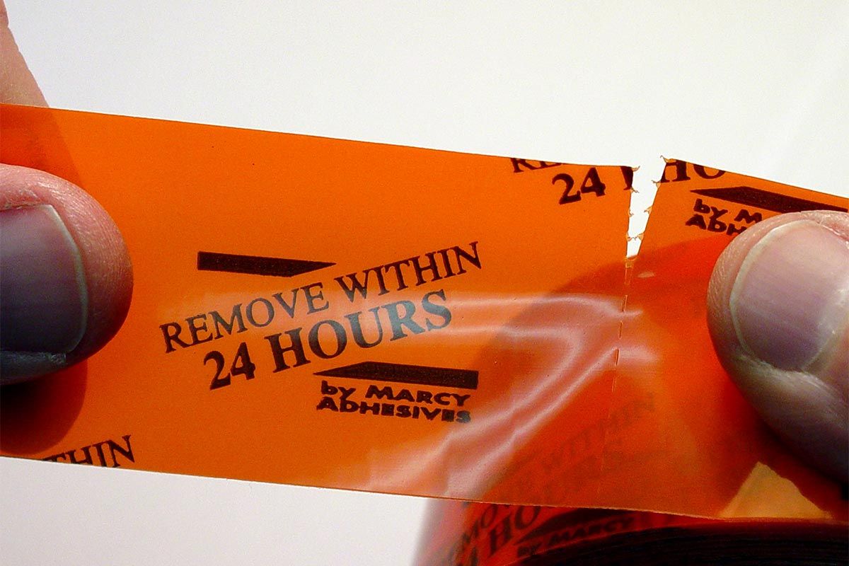 24 hour molding retention tape